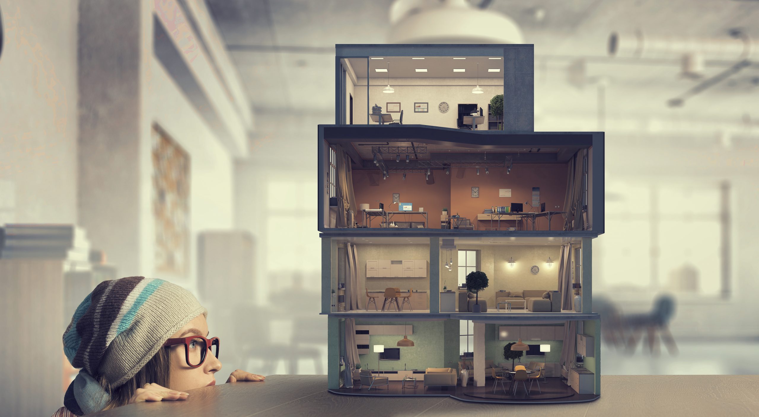 Set Design and Construction Coffee House Industries